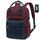 LOVEVOOK Laptop Rucksack Damen, 15,6 Zoll Schulrucksack Mädchen mit Laptopfach, Wasserdichter Schultasche Daypack Elegant für Schule Uni Reisen Arbeit, Marineblau Dunkelrot