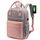 LOVEVOOK Rucksack Damen, 15,6 Zoll Laptop Rucksack Schulrucksack Mädchen Teenager mit Laptopfach, Wasserdichter Schultasche Daypack Elegant für Schule Uni Reise Arbeit, Rosa Grau