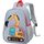 LOIDOU Kinderrucksack Jungen Kinder Rucksack Tagesrucksack Vorschulrucksack Kleinkind Kindergartentasche Schulrucksack für Schule die Kita (Hellgrau)