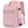 KLOSTAIN für Easyjet Handgepäck 45x36x20 Handgepäck Rucksack Reiserucksack Flugzeug Tasche 30L mit Laptop Rucksack 15.6 Zoll für Herren Damen Teenager Schulrucksack Jungen,Rosa