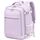 KLOSTAIN für Easyjet Handgepäck 45x36x20 Handgepäck Rucksack Reiserucksack Flugzeug Tasche 30L mit Laptop Rucksack 15.6 Zoll für Herren Damen Teenager Schulrucksack Jungen,Lichtlila