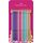 Faber-Castell 201737 - Buntstifte Set Sparkle 12-teilig, im Metalletui, dreikant, bruchsicher