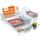 Lifewit 25 Stücke Schubladen Organizer mit 4 Größen, Schminktisch Ordnungssystem, Klar Kunststoff Makeup/Badezimmer/Drawer Box, Schreibtisch Tabletts für Küchen, Schmuck, Schlafzimmer, Büro