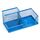Leviatan Schreibtisch Organizer | Desk Organizer aus Metall | Stifthalter für Büro | Tischorganizer mit Zettelhalter Mesh | 205 x 103 x 98 mm Marineblau