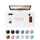 YSAGi Schreibtischunterlage 60x35cm, Premium Leder Mauspad XXL, Rutschfeste Tischunterlage Schreibunterlage, Multifunktionales Office Mousepad Schreibtisch Zubehör für Büro & Homeoffice (Weiß)