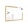 ALLboards Magnetisches Whiteboard, trocken abwischbar PREMIUM 180x120 cm, massiver Rahmen im Eichendesign