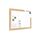 ALLboards Magnetisches Whiteboard, trocken abwischbar PREMIUM 120x90 cm, massiver Rahmen im Eichendesign