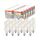 OSRAM LED Base Classic A Lampe, in Kolbenform mit E27-Sockel, nicht dimmbar, Ersetzt 60 Watt, Filamentstil Klar, Warmweiß - 2700 Kelvin, 10 x 2er-Pack