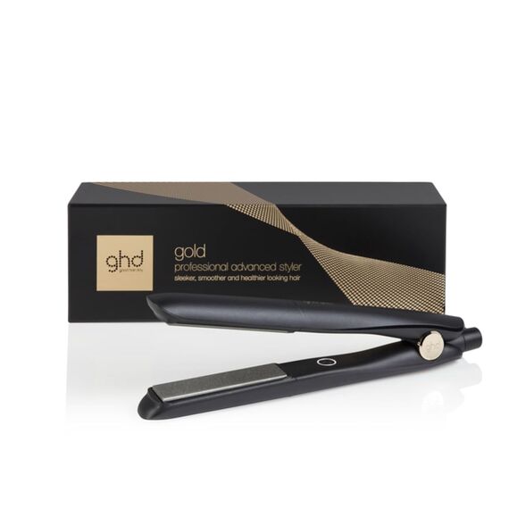 ghd Gold Glätteisen Schwarz – Profi Styler für glänzendes, glattes Haar ohne extreme Hitze
