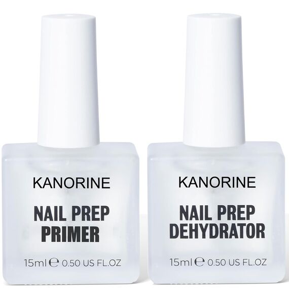 Kanorine Nagelprimer & Dehydrator – Nagelvorbereitung für Gelnägel, 2×15 ml, Farbe: Primer&Dehydrator für Nägel 15ml