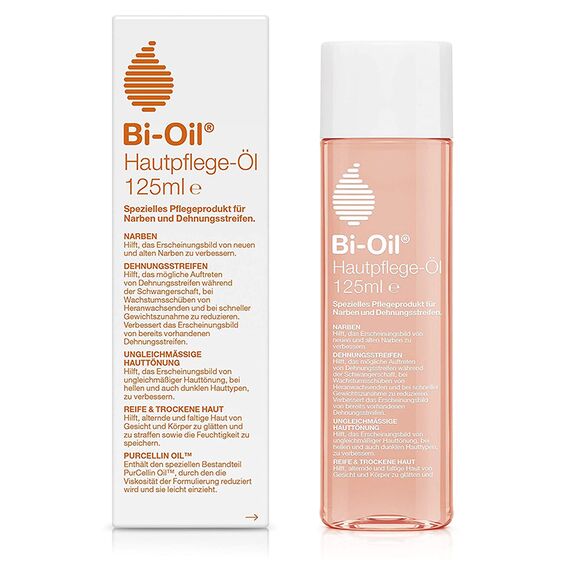 Bi-Oil Hautpflegeöl 125 ml – Für Dehnungsstreifen, Narben & ungleichmässige Haut, Grösse: 125 ml