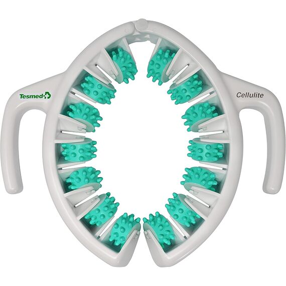 TESMED Cellulite Massagegerät – Manuell, Dreifachwirkung, Hautstraffung, Made in Italy - Grün, Farbe: Grün