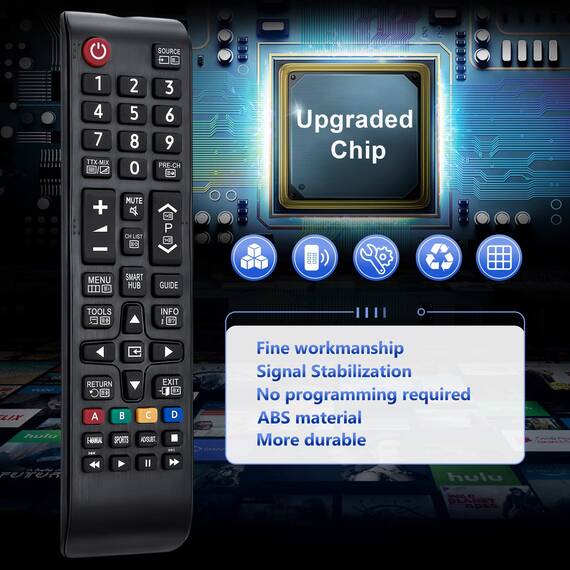 für Samsung-Fernbedienung-Smart-TV,UniversalFernbedienung für Samsung Fernseher Original,Ersatz Fernbedienung für AA59 BN59, Größe: Für Samsung TV, 5 image