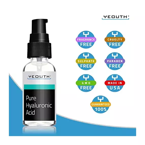 YEOUTH Hyaluron Serum – Anti-Aging Feuchtigkeit für alle Hauttypen, 30ml, Grösse: 24 Unidad, 8 image