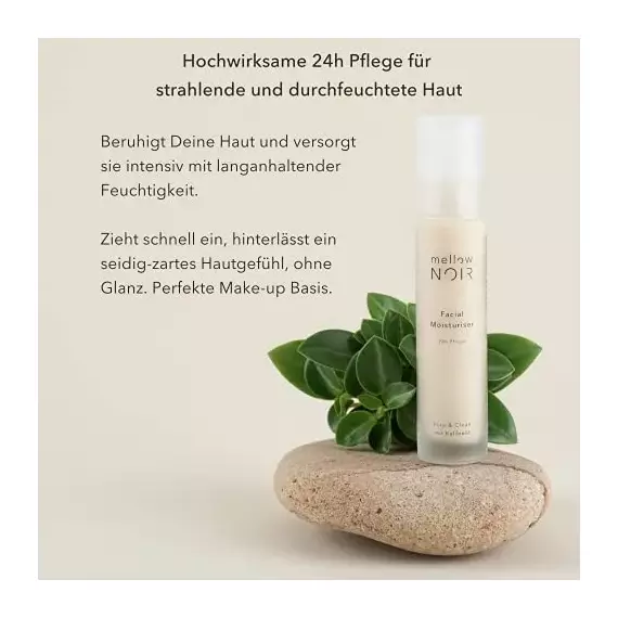 mellow NOIR Gesichtspflege-Set – Hyaluron, Vitamin C & Tagescreme | Naturkosmetik | Vegan & Anti-Aging, 2 image