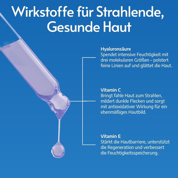 Hochdosiertes Hyaluron Serum mit Vitamin C & E, Anti-Aging & Feuchtigkeit, 60 ml, 4 image