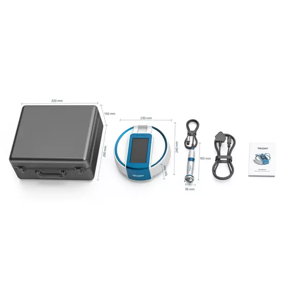 test : Bio Pen T6 4 in1 RF + EMS + Blaues Lichttherapie + 360 Rotationsmassage Hautlifting- und Anti-Aging Schönheitsgerät, 7 image
