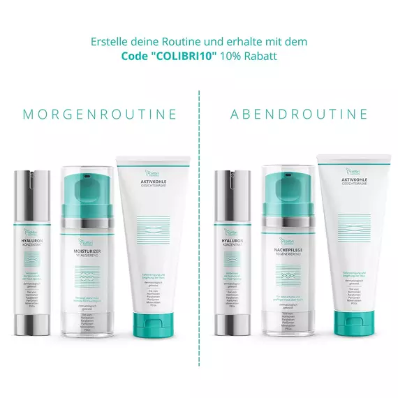 colibri cosmetics Tagescreme mit Hyaluron Serum und Arganöl – Naturkosmetik Gesichtscreme, 5 image