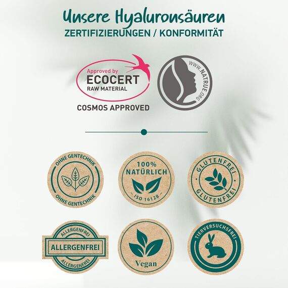 BIO Hyaluron Serum 100ml – Hochdosiert + B5 | 4-Fach Anti-Falten | Vegan & Parfümfrei | Made in Germany, 6 image