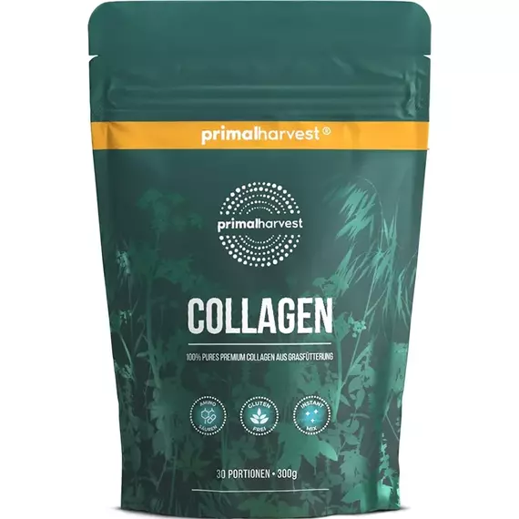 Primal Harvest Collagen Pulver – Bioaktives Hydrolysat aus Weidehaltung, geschmacksneutral & gut löslich