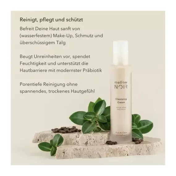 mellow NOIR Cleansing Cream – Vegan & Klimaneutraler Gesichtsreiniger 150 ml, 3 image