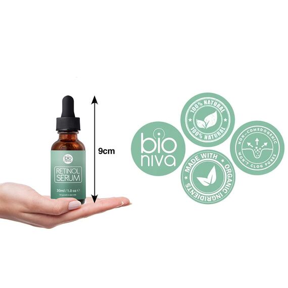 Bioniva Retinol Serum – Anti-Aging mit Vitamin C & Hyaluron | 30 ml, 8 image
