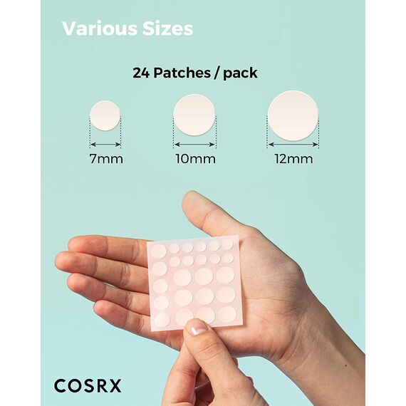 COSRX Master Patch 96 Stk (4er Pack) – Anti-Pickel Patches in 3 Grössen, Intensive Akne-Behandlung, Grösse: Assortimento di 96 pezzi, 4 image