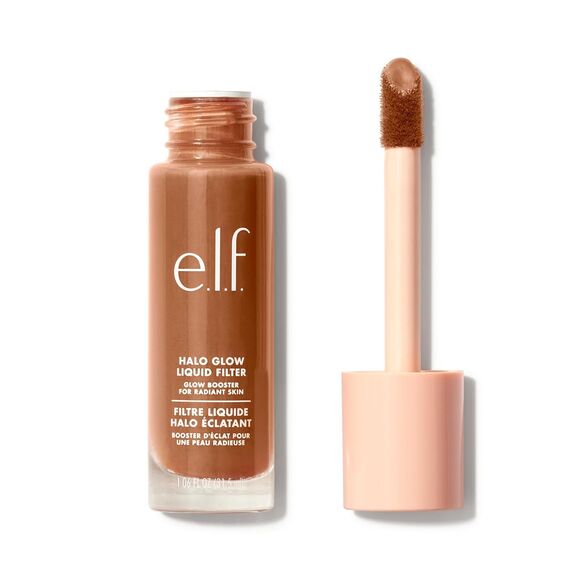 e.l.f. Halo Glow Liquid Filter – Teint-Booster mit Hyaluronsäure, Vegan & Tierversuchsfrei - 7 Deep/Rich, Farbe: 7 Deep/Rich