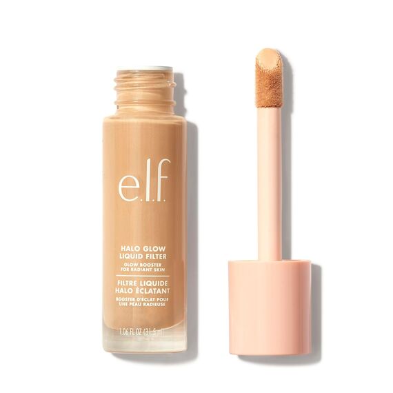 e.l.f. Halo Glow Liquid Filter – Teint-Booster mit Hyaluronsäure, Vegan & Tierversuchsfrei - 3 Light/Medium, Farbe: 3 Light/Medium