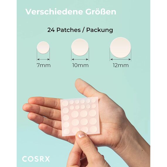 COSRX Master Patch 240 Stk (10er Pack) – Anti-Pickel Patches in 3 Grössen, Intensive Akne-Behandlung, Grösse: 240-teiliges Sortiment, 4 image