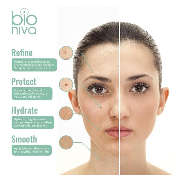Bioniva Retinol Serum – Anti-Aging mit Vitamin C & Hyaluron | 30 ml, 9 image