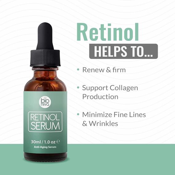 Bioniva Retinol Serum – Anti-Aging mit Vitamin C & Hyaluron | 30 ml, 3 image
