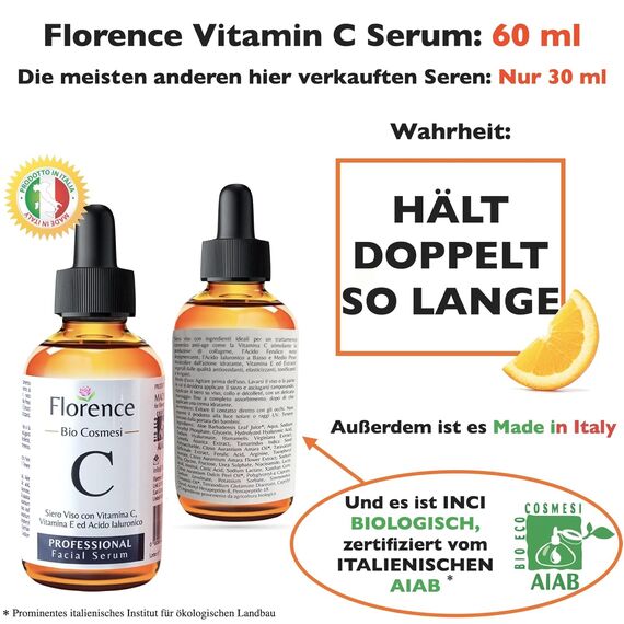 Bio Hyaluron Serum 60 ml – Mit Vitamin C & E | Anti-Falten & Anti-Aging | Vegan & Naturkosmetik, 4 image