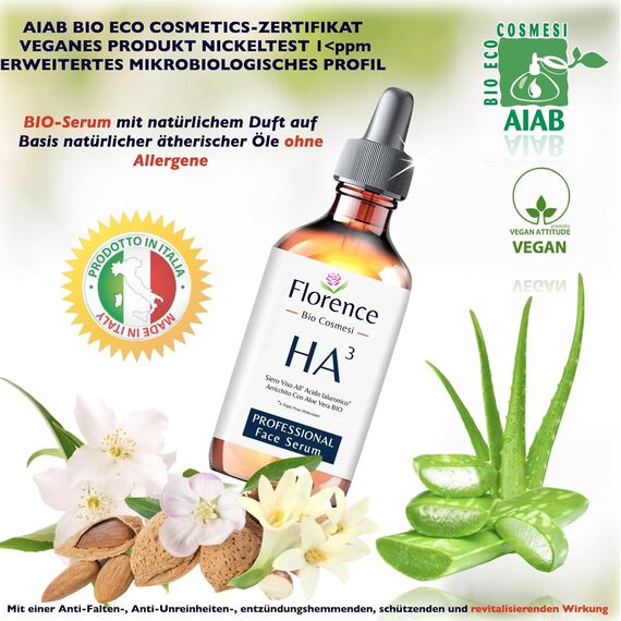 Bio Hyaluron Serum 60 ml – Mit Niacinamid, B5 & Vitamin C | Vegan & Anti-Falten, 5 image