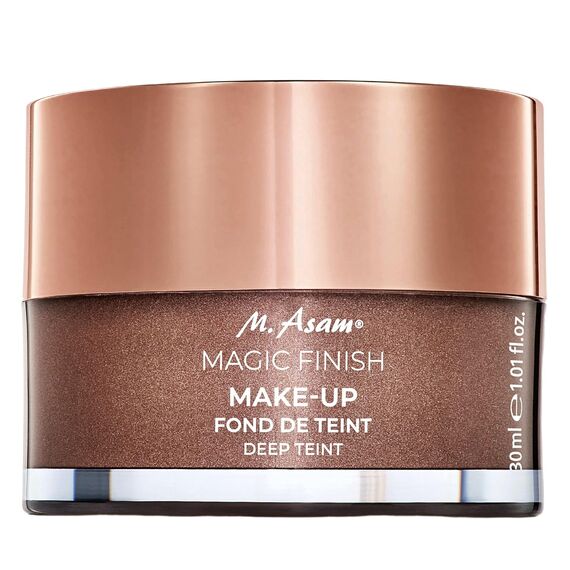 M. Asam Magic Finish Porcelain – 4-in-1 Make-up Mousse mit LSF 30 für helle Haut (30ml), Farbe: 04 Für dunkle Haut