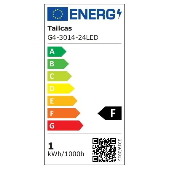 Tailcas G4 LED Birne Kaltweiß 6000K, 12V 1.5W Kein Flackern G4 LED Lampen Stiftsockellampe Ersatz für 20W Halogenlampen, Energiesparlampe 180LM AC/DC LED Leuchtmittel, Nicht Dimmbar, 10er Pack