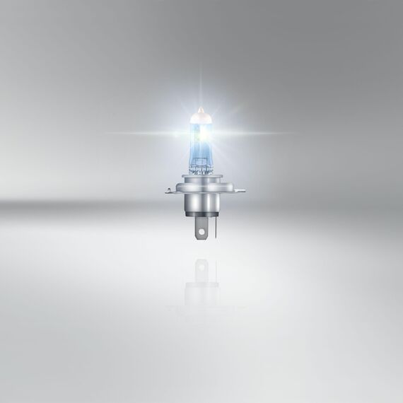 Osram NIGHT BREAKER 220, H4, 220% mehr Helligkeit, Halogen-Scheinwerferlampe, 64193NB220, Faltschachtel (1 Lampe)