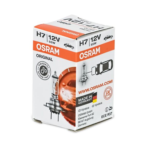 Osram H7 12V 55W PX26d 64210 Lampen Autolampen Glühlampen, 2er Pack