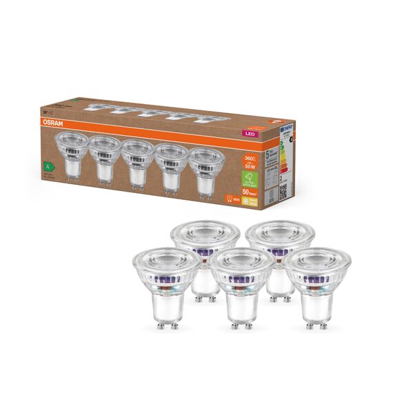 OSRAM Hocheffiziente LED Lampen mit Energieeffizienz Klasse A, Vorteilspack mit 15 Leuchtmittel, ersetzt herkömmliche 100W Glühbirnen, warmweiß(2700K), E27, mattes Glas, Klar