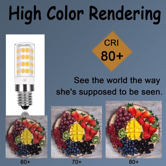 TIAFELNGLY E14 LED Maiskolben Lampen, 5W E14 LED Leuchtmittel, Warmweiss Mais Glühbirnen 5er Pack