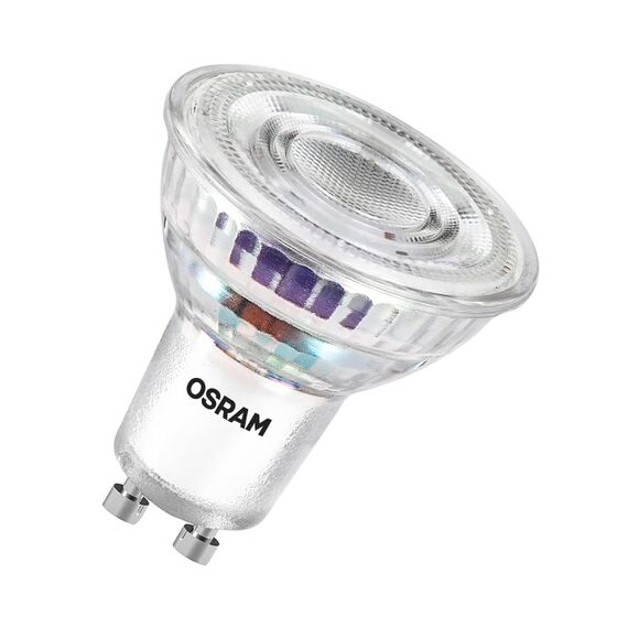 Osram Hocheffiziente LED Lampen mit Energieeffizienz Klasse A, Vorteilspack mit 15 Leuchtmittel, ersetzt herkömmliche 50W Reflektorlampen, warmweiß(2700K), E27, Glas, Klar
