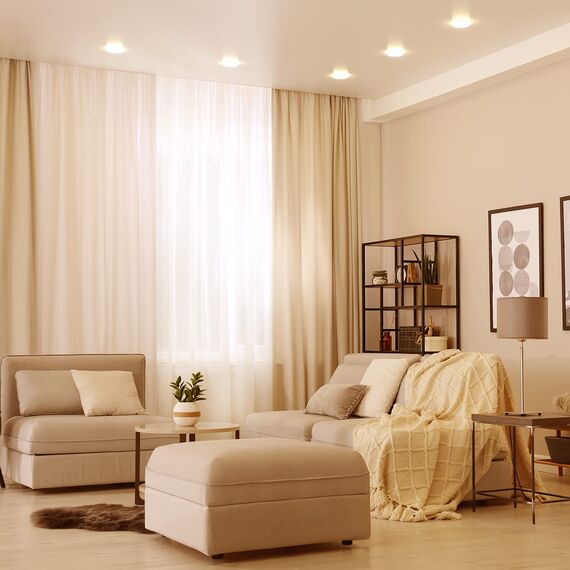 Linkind GU10 Lampe 35W Classic Glas, 2.4W LED Spot ersetzt 35 Watt, 230LM, 2700 Kelvin Warmweiß MR16 Energiesparlampe GU10 Reflektor mit 36° Abstrahlwinkel, nicht dimmbar, 5 Stück