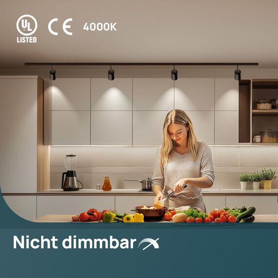 Linkind Ultraeffiziente GU10 LED Lampe, 2W ersetzt 50W, 4000K Neutralweiß mit Energieeffizienz-Label-A, Nicht Dimmbar Glühbirne 360Lm, 36° Abstrahlwinkel, Klasse-A GU10 LED Birne, 2 Stück