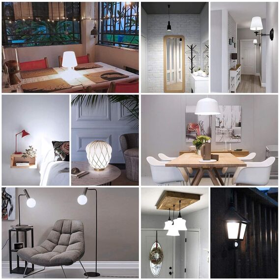 LED E27 Silber Mais Glühbirnen 6500K Kaltweiß 1450LM E27 LED Lampen statt 100W Glühlampe Nicht dimmbar, Birnen Maiskolben Leuchtmittel, Kein Flackern, 4er Pack