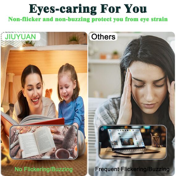 JIUYUAN E27 LED Maiskolben Lampen 12W 2700K Warmweiß 1450LM, LED Mais Glühbirnen statt 100W Halogen lampen - 4er Pack