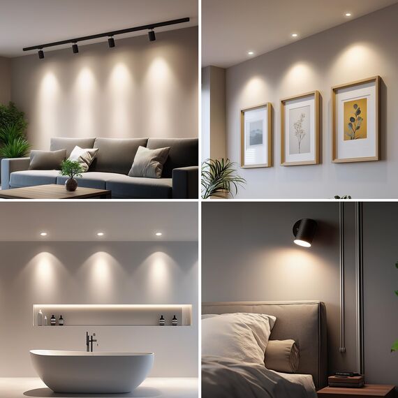 Linkind Ultraeffiziente GU10 LED Lampe, 2W ersetzt 50W, 4000K Neutralweiß mit Energieeffizienz-Label-A, Nicht Dimmbar Glühbirne 360Lm, 36° Abstrahlwinkel, Klasse-A GU10 LED Birne, 2 Stück