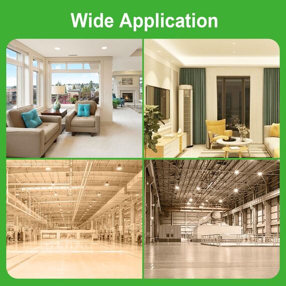 GY GU10 LED Warmweiss Lampe 6.5W 3000K 1025 Lumen Warmweiß Leuchtmittel,LED GU10 Energiesparlampe 100W lampe ersetzt,Nicht Dimmbar Birnen,5 stück [Energieeffizienzklasse B]