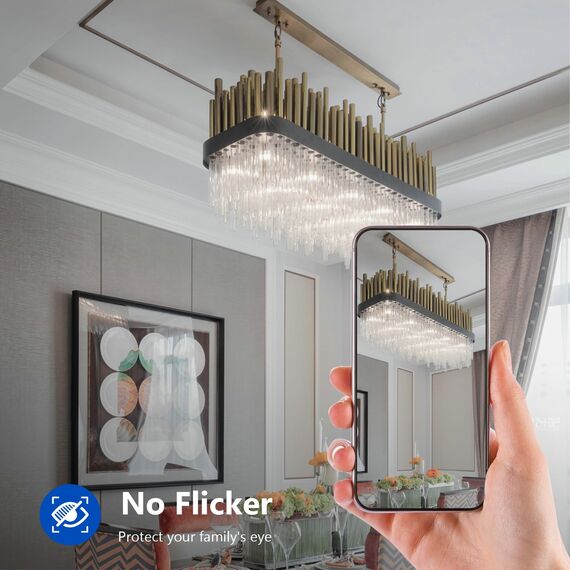 TASMOR G9 LED-Glühbirnen 8W, Cool White 6500K, entspricht 80W Halogen-Glühbirnen, kein Flimmern, nicht dimmbar, energiesparende LED-Glühbirnen, 5er Pack