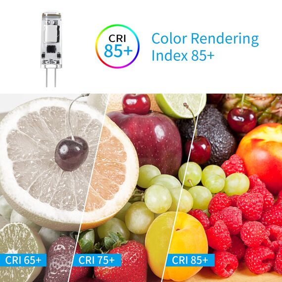 I-SHUNFA G4 LED Lampen, 0.6W LED Birnen, 12V, 70LM, Warmweiß 3000K Ersatz für 6-10W Halogenlampen, G4 Stiftsockellampe Nicht Dimmbar, Mini Glühlampe, 6er Pack