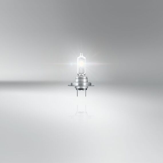 Osram Night Breaker Silver H7, +100% mehr Helligkeit, Halogen-Scheinwerferlampe, 64210NBS-HCB, 12V Pkw, Duo Box (2 Lampen)